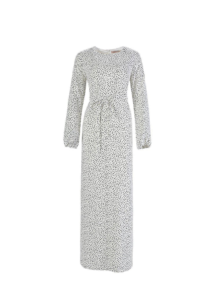 Polka Passion Maxi Dress - Yin and Yang-Niswa Fashion