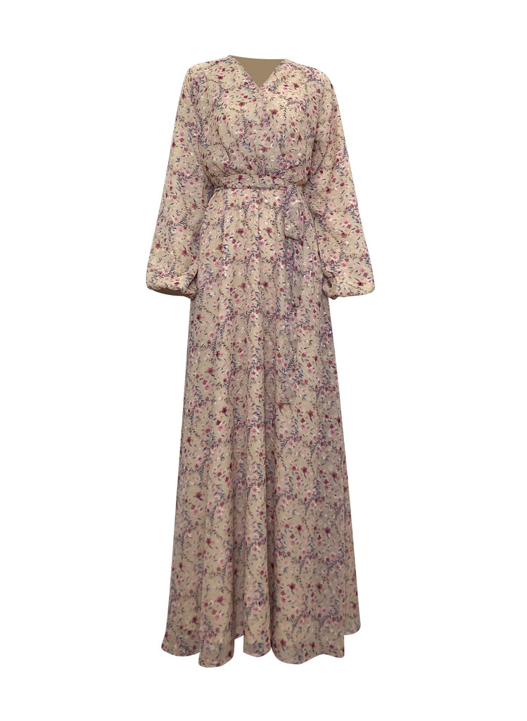 Prairie Meadow Maxi Dress-Niswa Fashion