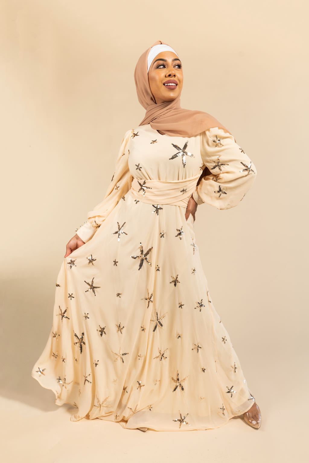 Stella Sequin Maxi Gown OUTLET SALE Niswa Fashion