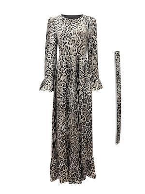 Valentina Maxi Dress - Cheetah SALE-Niswa Fashion