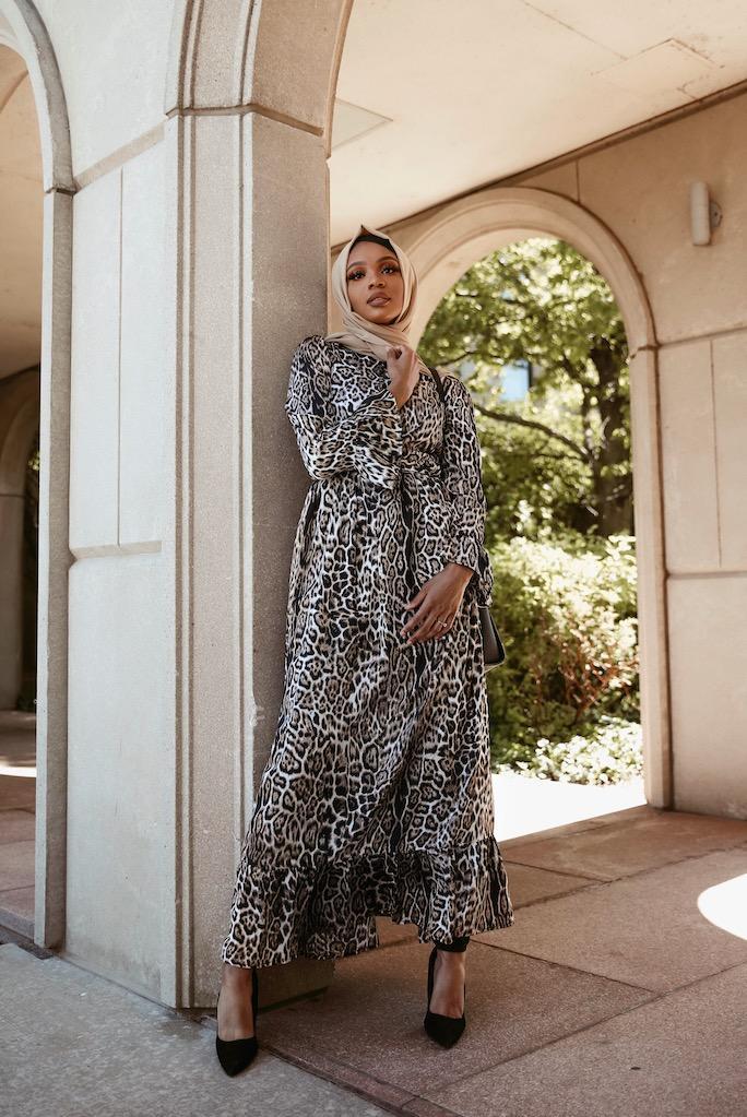 Valentina Maxi Dress - Cheetah SALE-Niswa Fashion